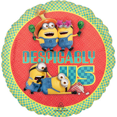 Foil Balloon - "DESPICABLY US" - Despicable Me - 45 cm